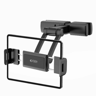Tech-Protect V2 car holder for telescopic headrest for phone / tablet - black