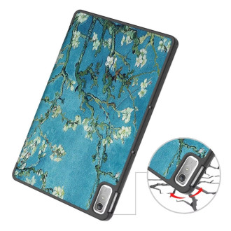 Tech-Protect SmartCase case for Lenovo Tab P11 (2nd gen.) 11.5&quot; TB-350 - blue with sakura flowers