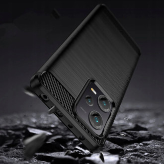 Tech-Protect TPUCarbon Case for Xiaomi Redmi Note 12 5G / Poco X5 5G - Black