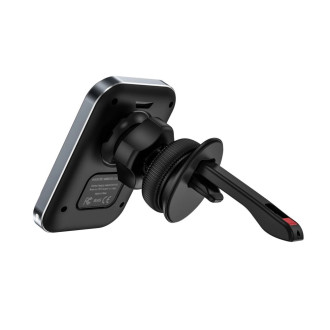 Tech-Protect MM15W-V2 car phone holder with MagSafe 15W inductive charger for air vent - black