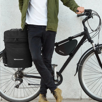 Wozinsky bike bag for 1.5l bike frame black (WBB11BK)