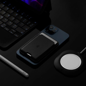 Spigen VALENTINUS MAGSAFE UNIVERSAL MAGNETIC CARD HOLDER BLACK