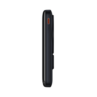 Baseus Magnetic Bracket power bank with wireless charging MagSafe 10000mAh 20W navy blue (PPCX000003) + USB Type C cable Baseus Xiaobai Series 60W 0.5