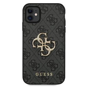 Guess case for iPhone 11 / XR 4G Big Metal Logo series - gray