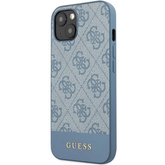 Guess 4G Stripe Collection case for iPhone 15 / 14 / 13 - blue