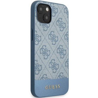 Guess 4G Stripe Collection case for iPhone 15 / 14 / 13 - blue