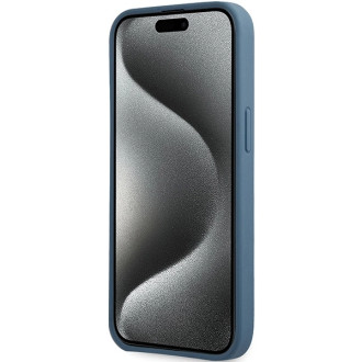 Guess 4G Stripe Collection case for iPhone 15 / 14 / 13 - blue
