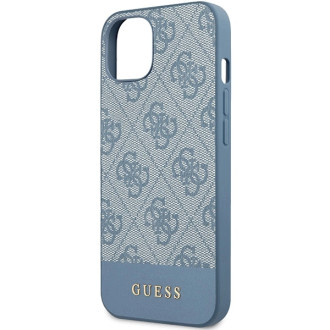Guess 4G Stripe Collection case for iPhone 15 / 14 / 13 - blue
