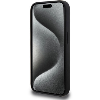 BMW M Silicone Pattern MagSafe case for iPhone 15 Pro - black