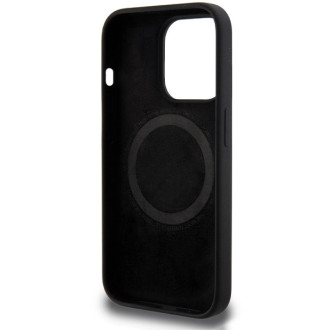 BMW M Silicone Pattern MagSafe case for iPhone 15 Pro - black