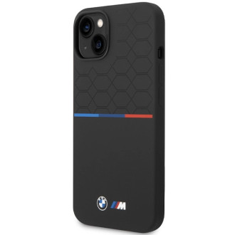 BMW M Silicone Pattern MagSafe Case for iPhone 15/14/13 - Black