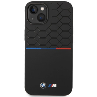 BMW M Silicone Pattern MagSafe Case for iPhone 15/14/13 - Black