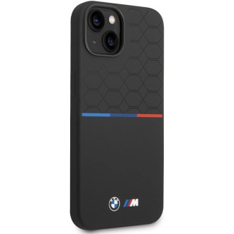 BMW M Silicone Pattern MagSafe Case for iPhone 15/14/13 - Black