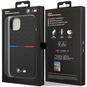 BMW M Silicone Pattern MagSafe Case for iPhone 15/14/13 - Black
