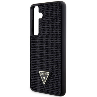 Guess Rhinestone Triangle case for Samsung Galaxy S24+ - black