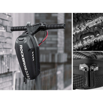 Rockbros B62 bicycle bag for handlebar or frame 2 l - black