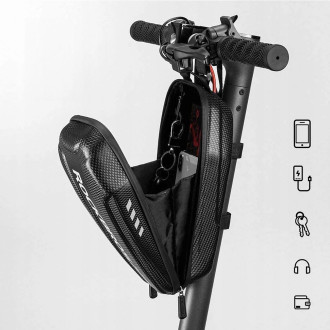 Rockbros B62 bicycle bag for handlebar or frame 2 l - black