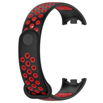 Tech-Protect SoftBand Strap for Xiaomi Smart Band 8 / 8 NFC - Black and Red