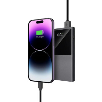 Powerbank Tech-Protect PB12 10000mAh 22.5W 2x USB-A / USB-C / Lightning with USB-C / USB-A cable - gray