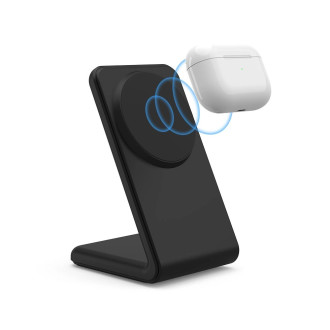 Tech-Protect QI15W-A23 inductive MagSafe 15W charger in the form of a stand - black