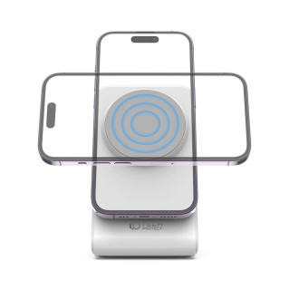 Tech-Protect QI15W-A23 inductive MagSafe 15W charger in the form of a stand - white