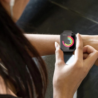 Tech-Protect Defense360 Case for Apple Watch 7 (45 mm) - Black &amp; Orange