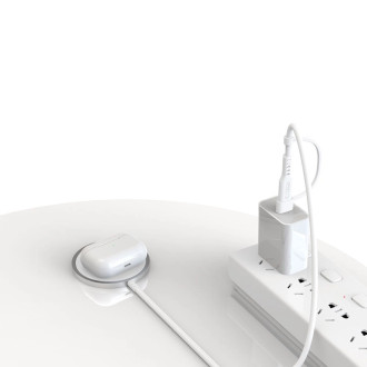 Tech-Protect QI15W-A25 inductive MagSafe 15W charger with USB-A / USB-C cable - white
