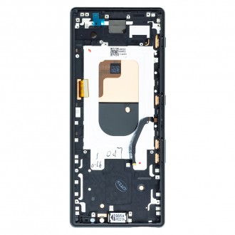 LCD Display + Dotyková Deska + Přední Kryt Black Sony J9110 Xperia 1 (Service Pack)