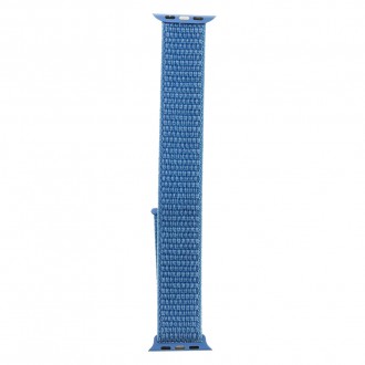 Tactical 528 Látkový Řemínek pro iWatch 1, 2, 3, 4, 5 38-40mm Blue