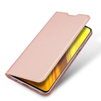 DUX DUCIS Skin Pro Bookcase type case for Xiaomi Poco X3 NFC / Poco X3 Pro pink