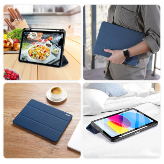 Dux Ducis Domo case iPad 10.9&#39;&#39; 2022 (10th generation) smart cover stand blue