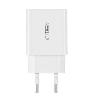 Tech-Protect NC30W USB-C PD 30W / USB-A QC 3.0 network charger - white