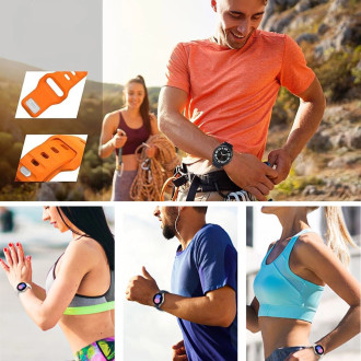 Tech-Protect IconBand Line strap for Samsung Galaxy Watch 4 / 5 / 5 Pro / 6 / 7 / FE - lime