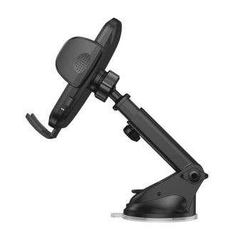 Tech-Protect CM15W-V1 car phone holder with 15W inductive charger for cockpit / air vent - black