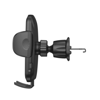 Tech-Protect CM15W-V1 car phone holder with 15W inductive charger for cockpit / air vent - black