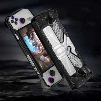 Tech-Protect Defense case for Asus ROG Ally - black and transparent