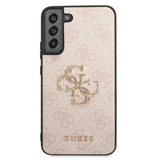 Guess GUHCS22M4GMGPI S906 S22+ różowy/pink hardcase 4G Big Metal Logo