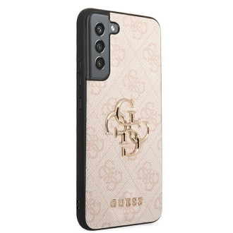 Guess GUHCS22M4GMGPI S906 S22+ różowy/pink hardcase 4G Big Metal Logo