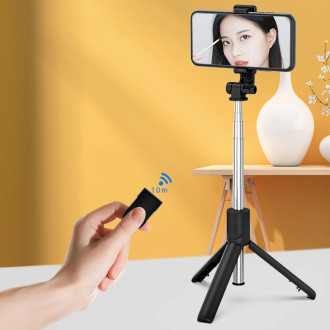 Selfie stick WRY1S telescopic tripod 0.7m for phone - black