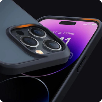 Tech-Protect MagMat case for iPhone 15 - black and transparent