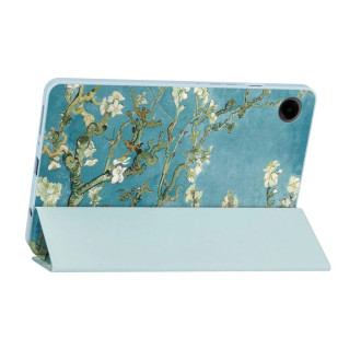 Tech-Protect SmartCase case for Samsung Galaxy Tab A9 8.7&quot; X110 / X115 - blue with sakura flowers