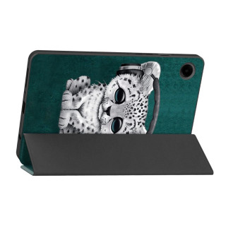 Tech-Protect SmartCase case for Samsung Galaxy Tab A9 8.7 X110 / X115 - blue with a cat