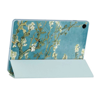 Tech-Protect SmartCase case for Samsung Galaxy Tab A9+ 11&quot; X210 / X215 / X216 - blue with sakura flowers