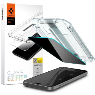 Spigen Glas.tR EZ Fit Privacy Tempered Glass for iPhone 15 Pro