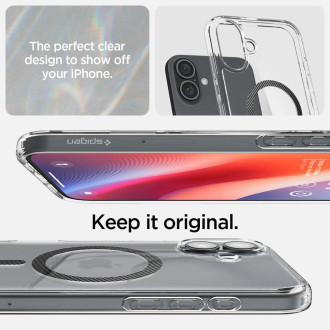 Spigen Ultra Hybrid MagSafe Carbon Fiber for iPhone 16 - Dark Gray