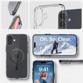 Spigen Ultra Hybrid MagSafe Carbon Fiber for iPhone 16 - Dark Gray