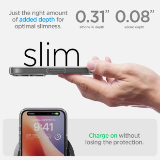 Spigen Ultra Hybrid iPhone 16 Case - Clear