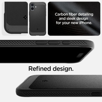 Spigen Rugged Armor MagSafe case for iPhone 16 - black