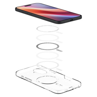 Spigen Liquid Crystal Mag Case with MagSafe for iPhone 16 - Clear