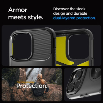Spigen Slim Armor MagSafe iPhone 16 Pro Case - Black